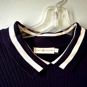 TORY BURCH TENNIS SWEATER size lg